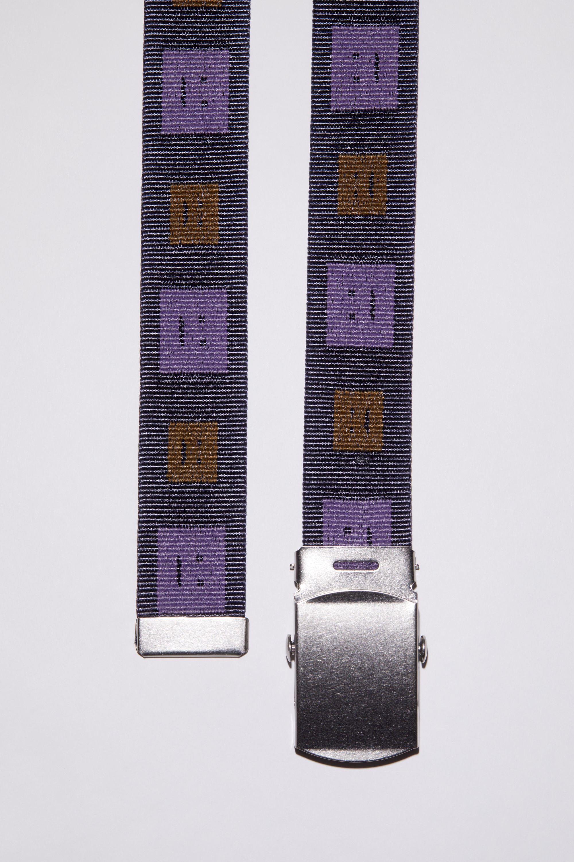 Webbing buckle belt - Dark grey - 4