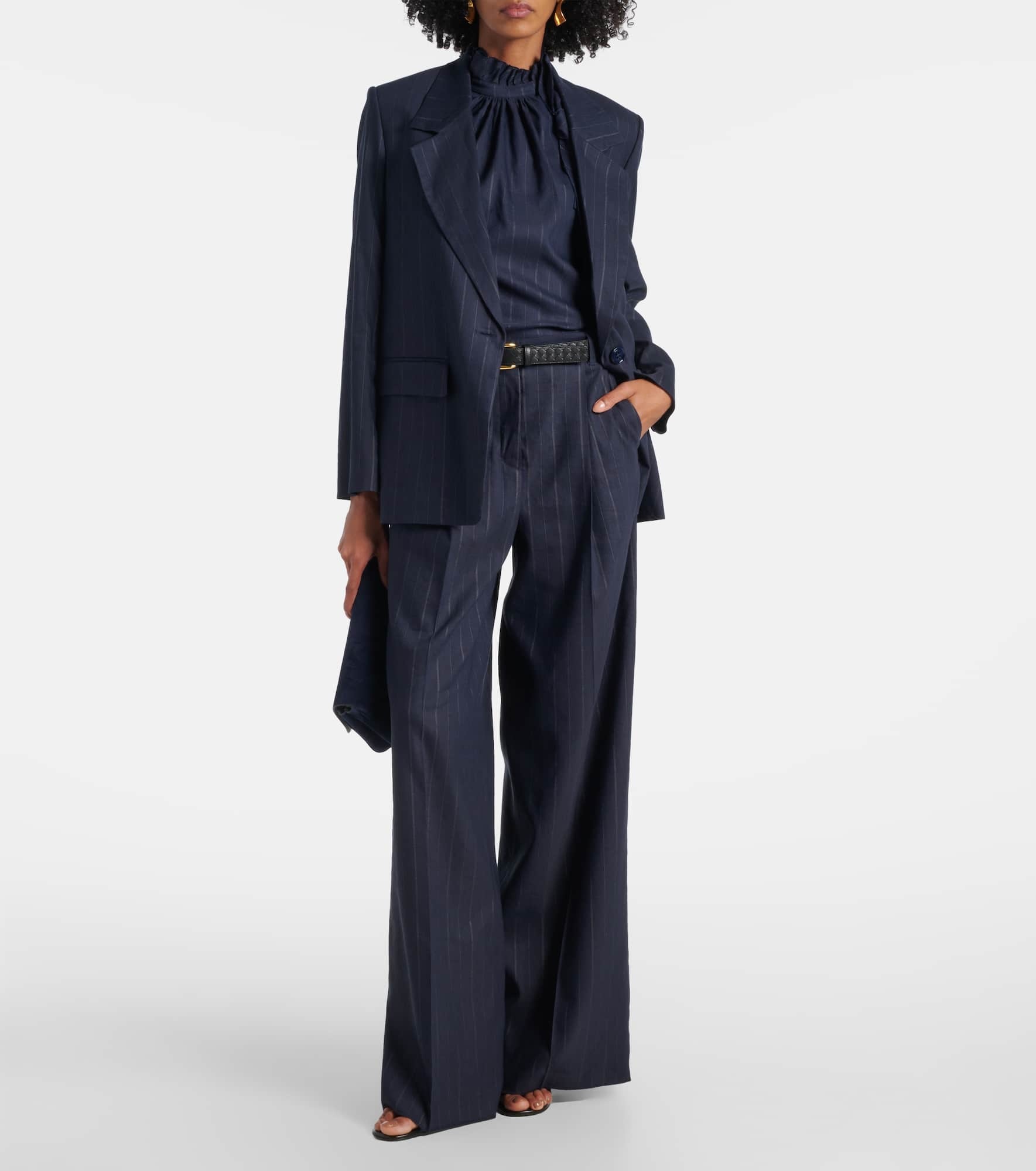 Modern Sophistication linen-blend blazer - 2