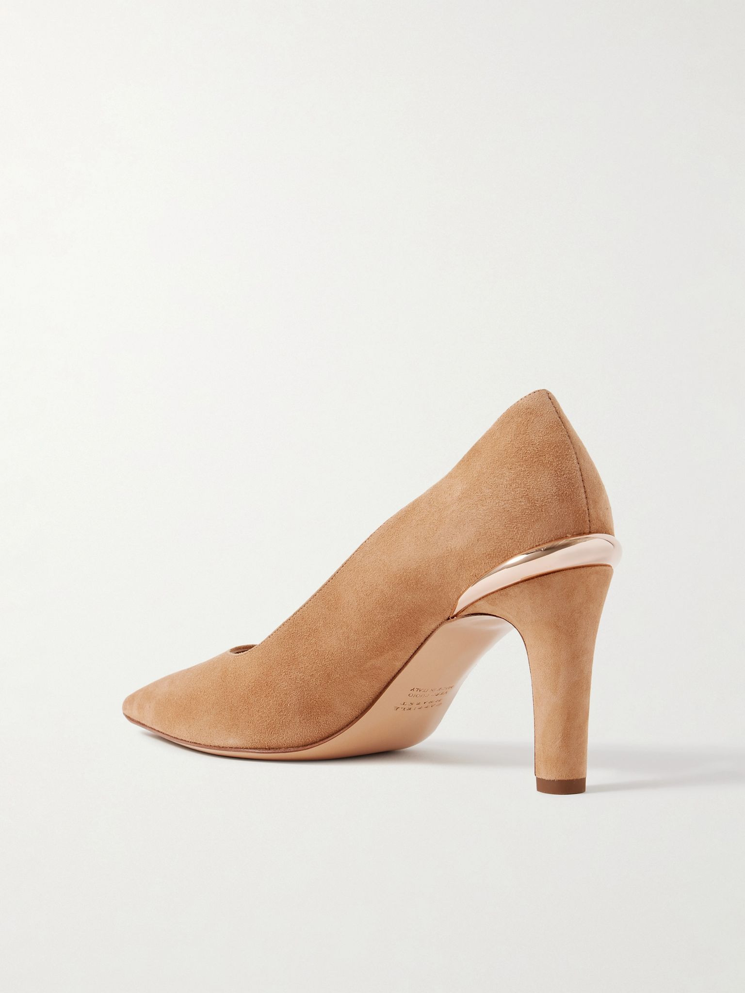 Edwina suede pumps Sand - 3