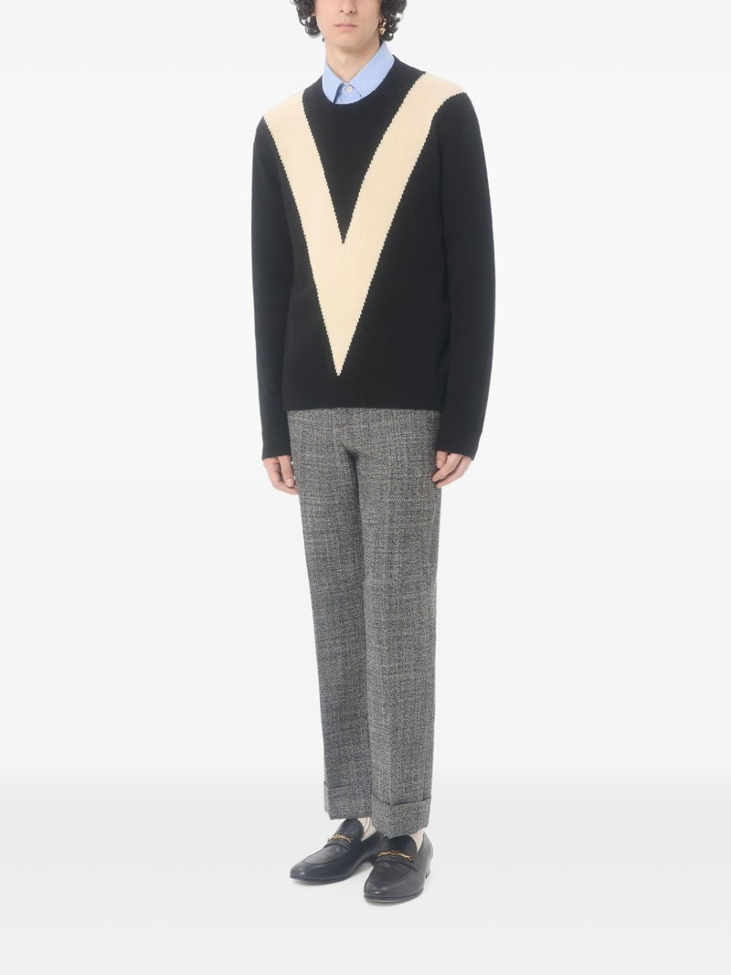 Valentino crew-neck wool sweater outlook
