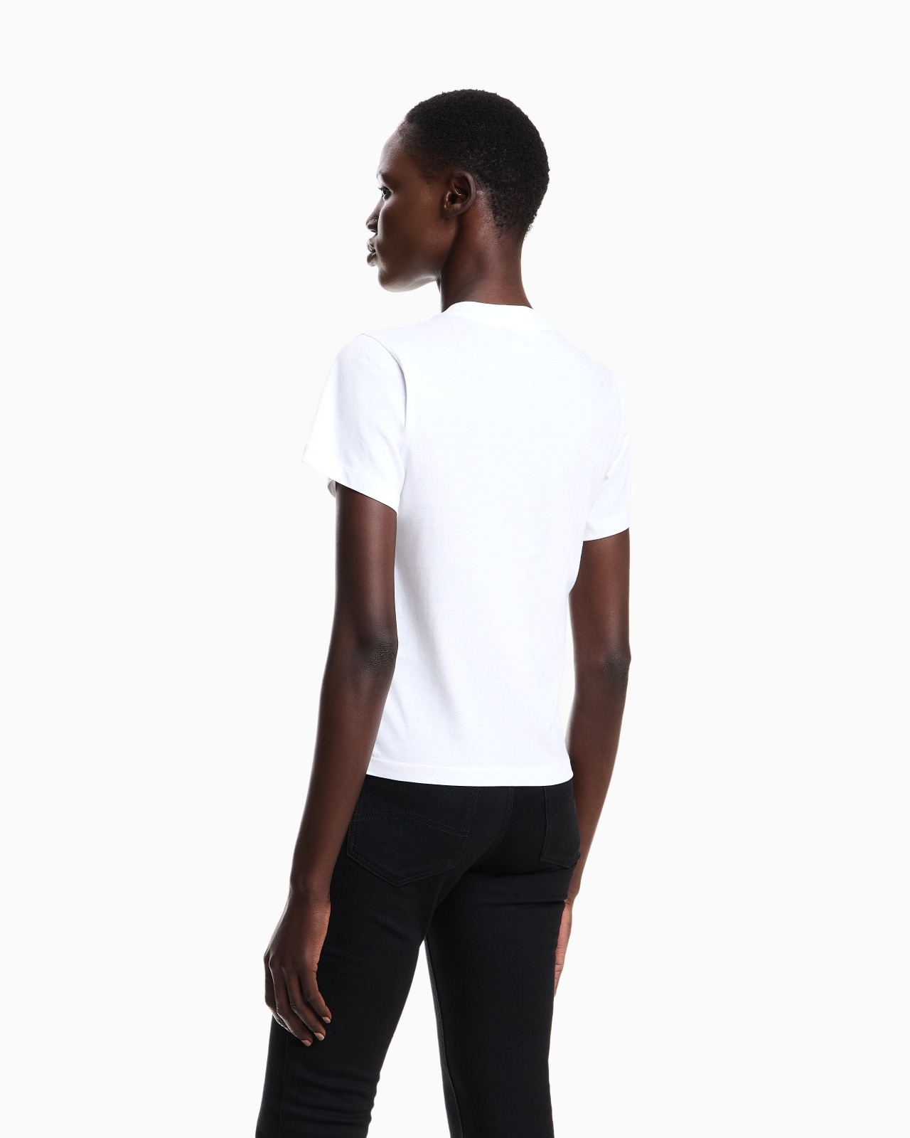 ASV organic-jersey T-shirt with logo print - 3