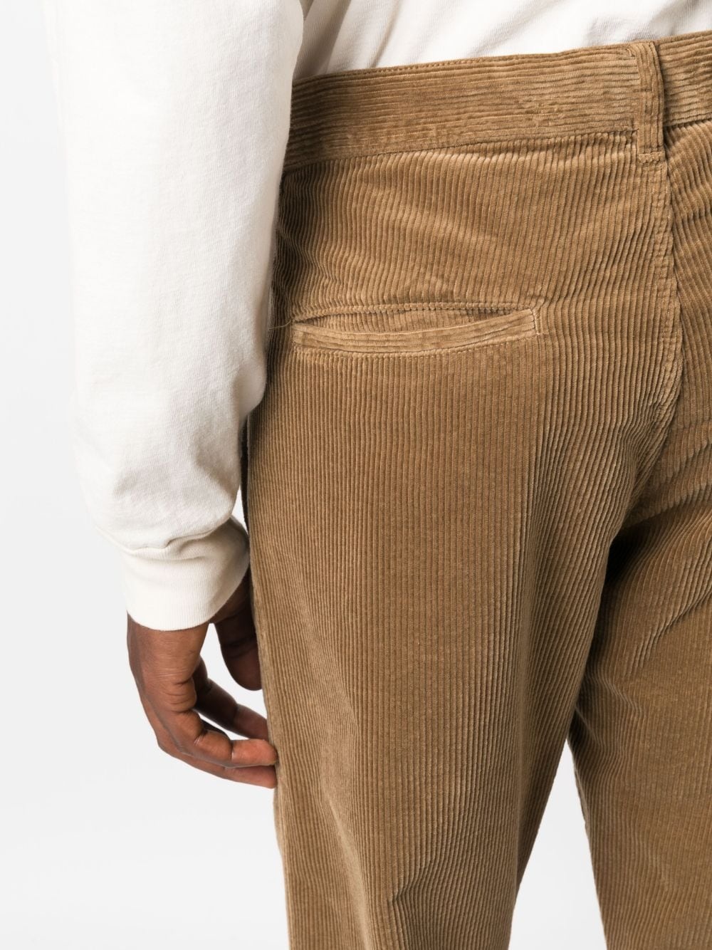 mid-rise corduroy trousers - 5