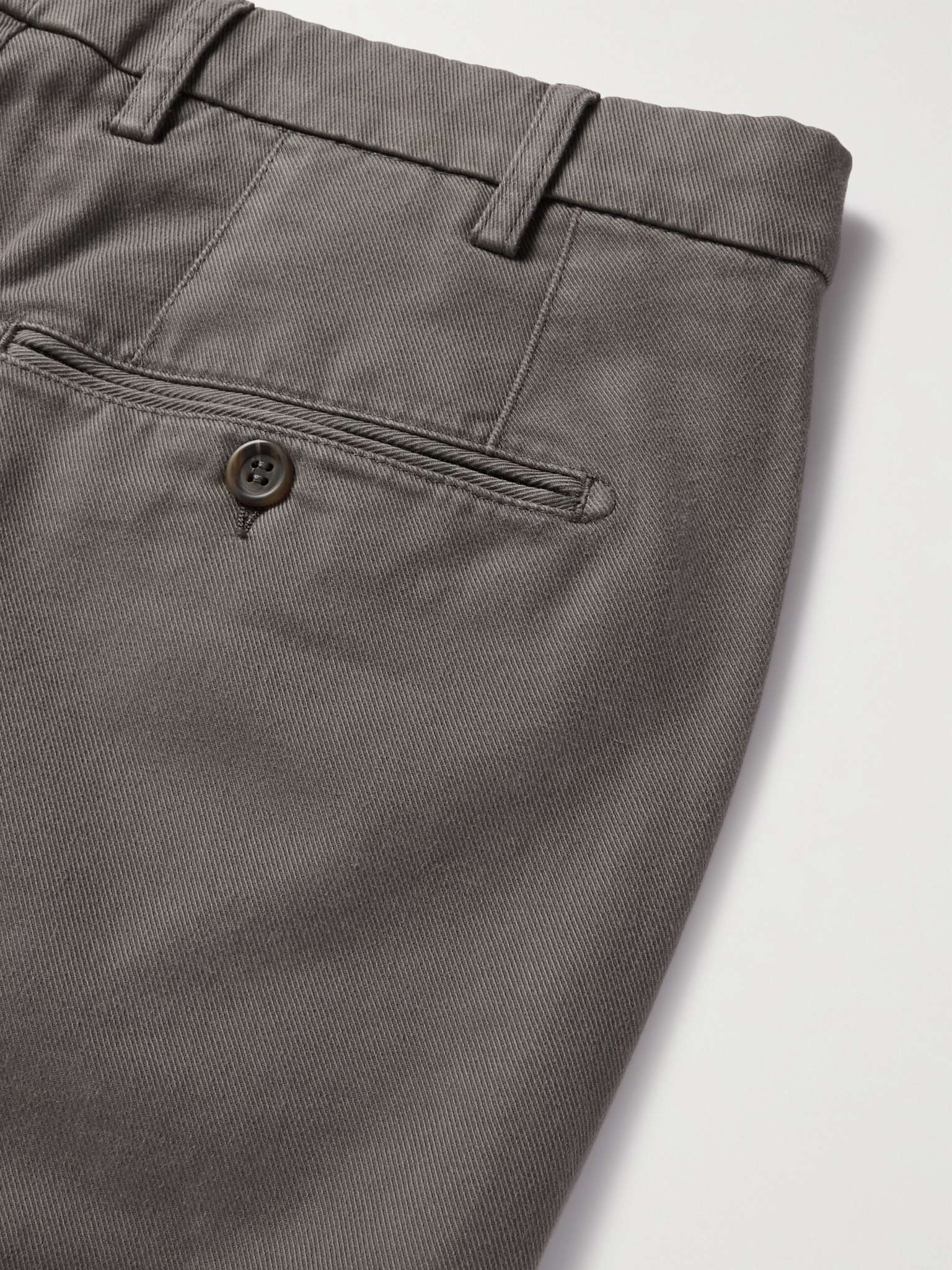 Slim-Fit Tapered Stretch Cotton-Twill Chinos - 3