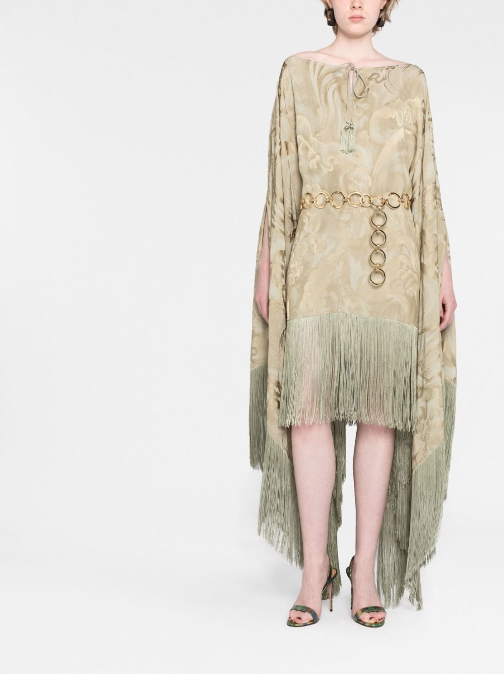 Veneno Clouds kaftan minidress - 2