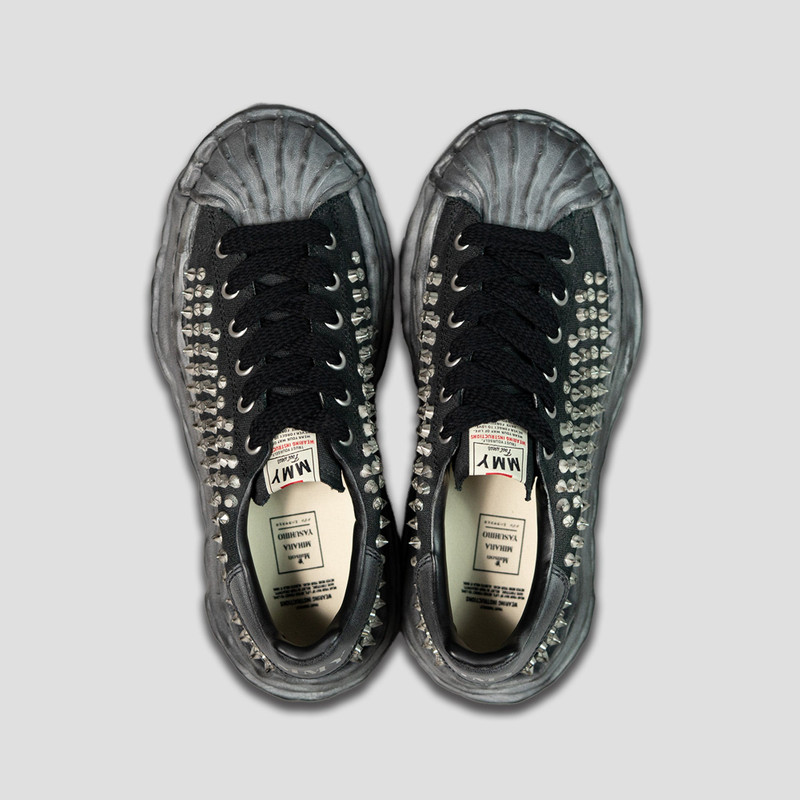 BLAKEY OG SOLE STUDDED CANVAS LOW-TOP SNEAKERS 3