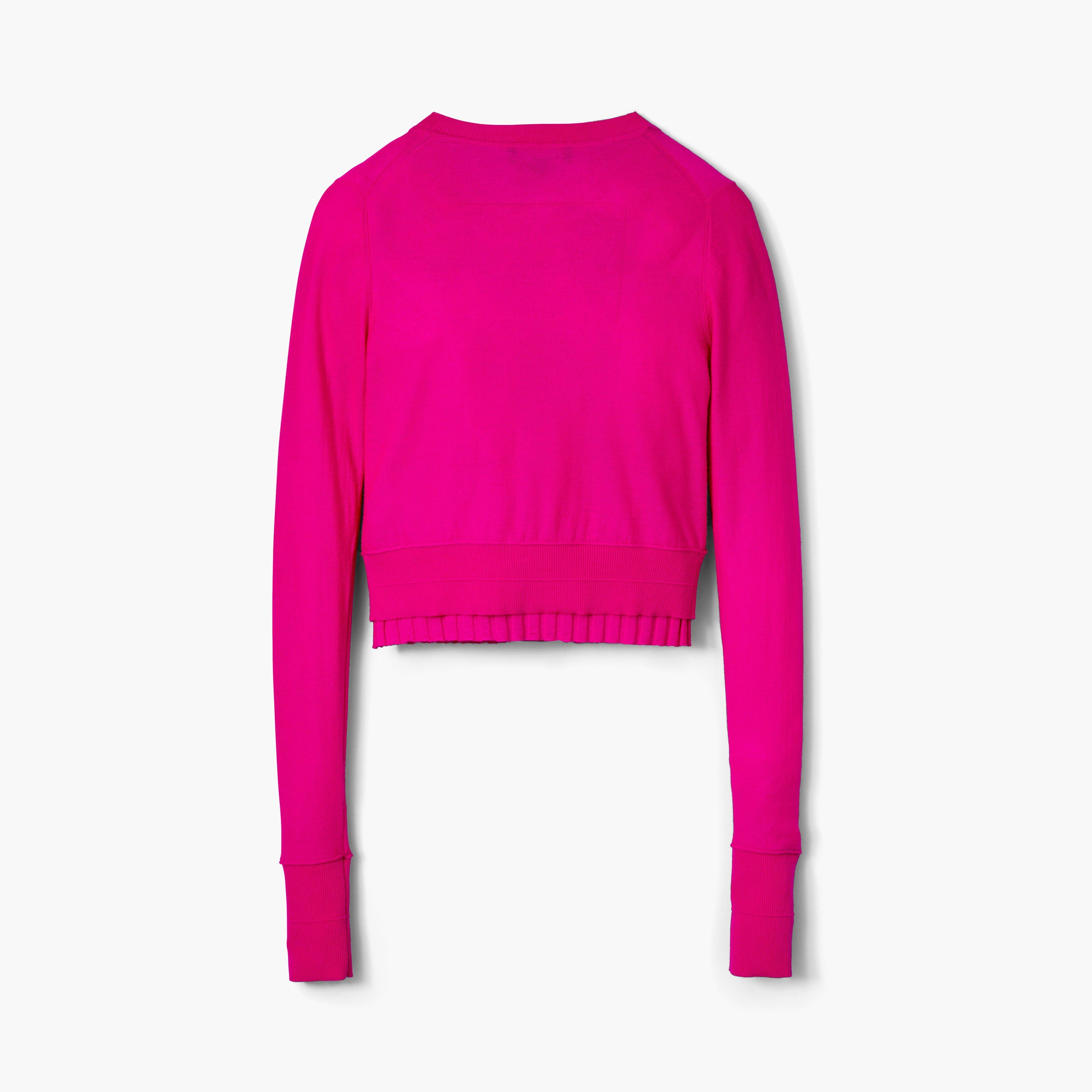 FINE RIBBED MERINO CARDIGAN - 5
