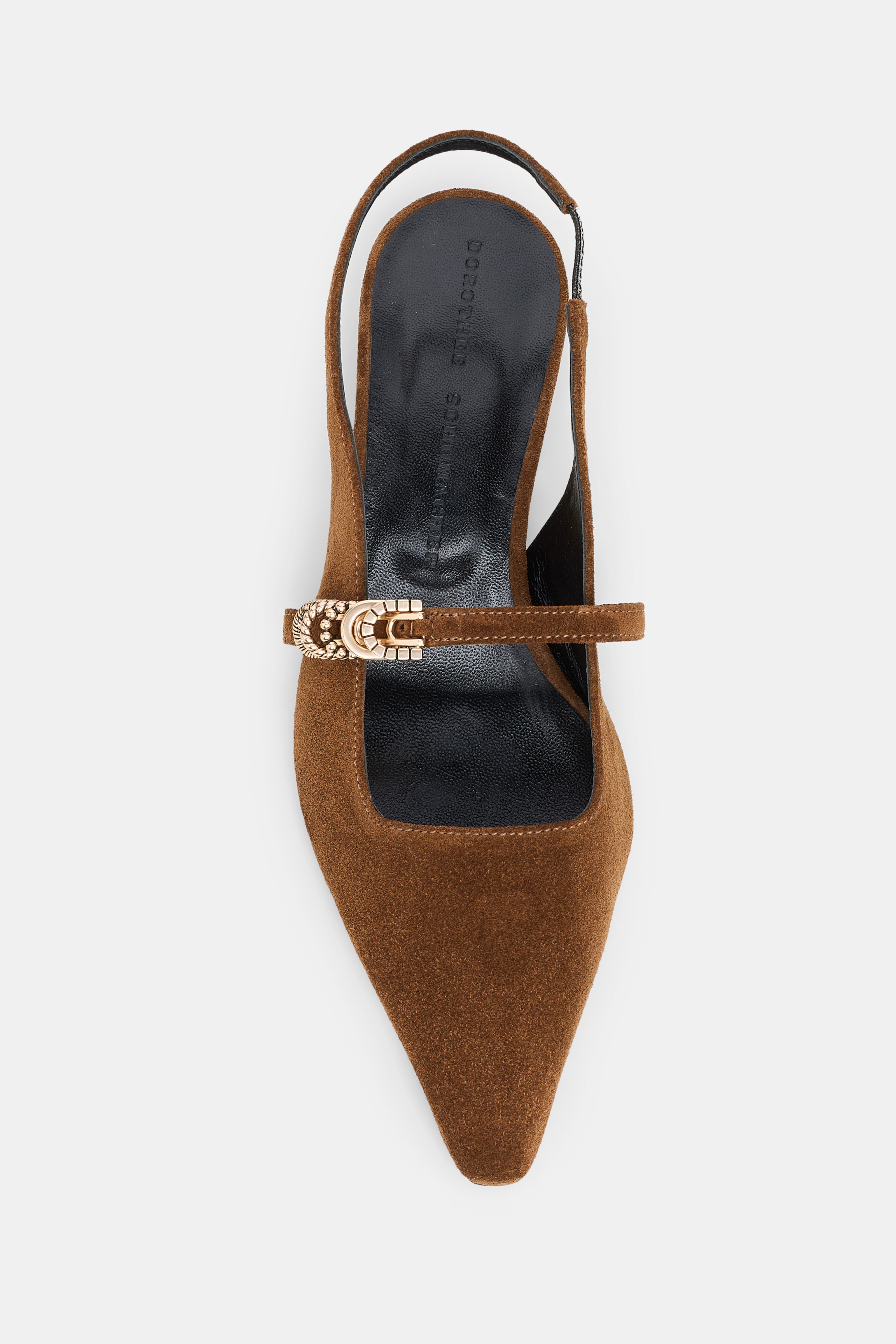 SUEDE SENSATION slingback flat - 6