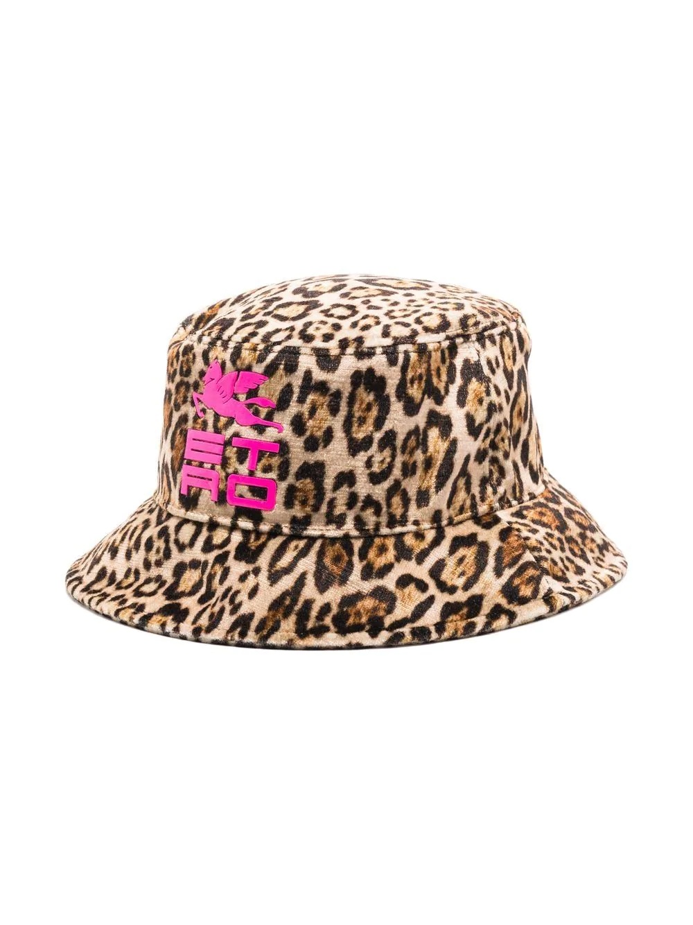 leopard-print bucket hat - 3