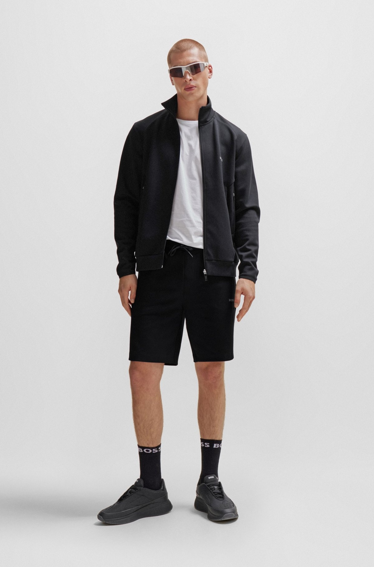 SHORTS WITH LOGO PRINT - 4