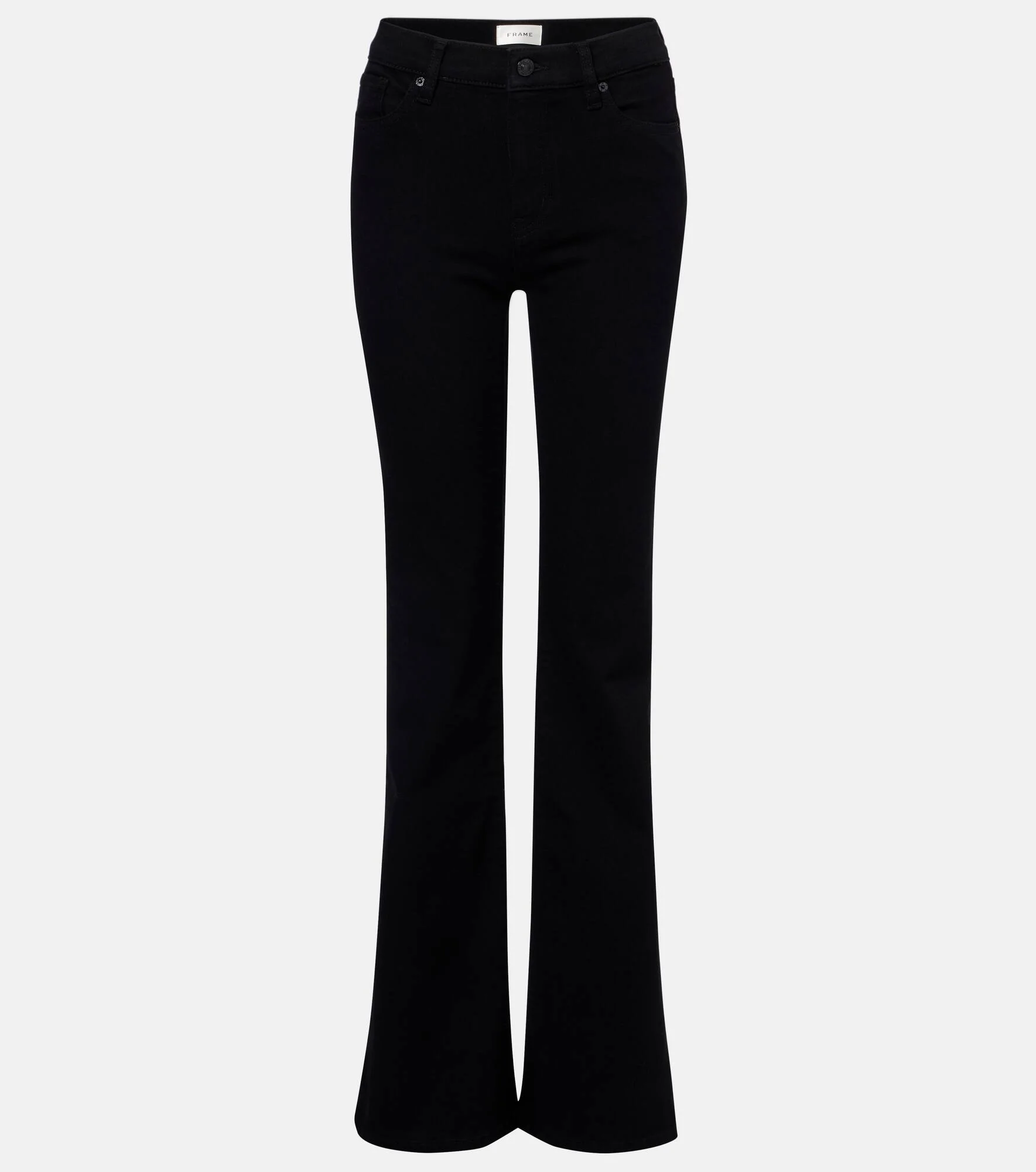 Icon mid-rise flared jeans - 1