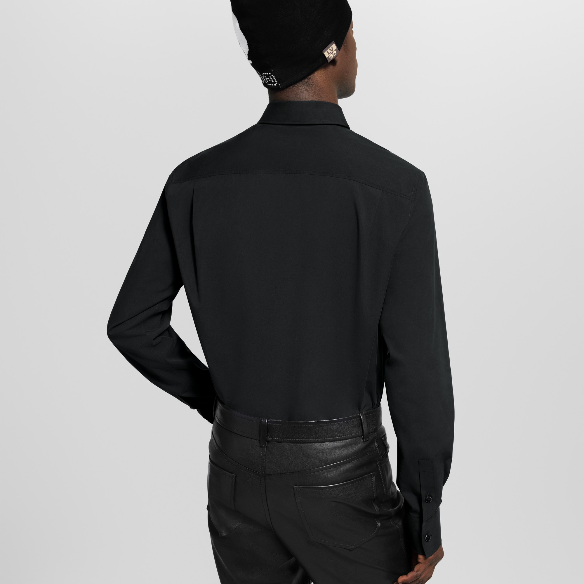 Embroidered Signature Long-Sleeved Shirt - 3