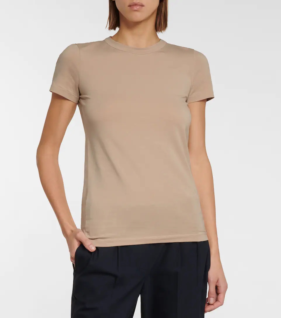 Cotton-blend T-shirt - 5