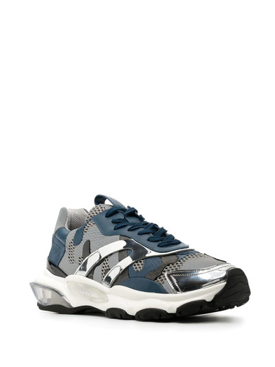 Valentino camouflage pattern panelled sneakers outlook