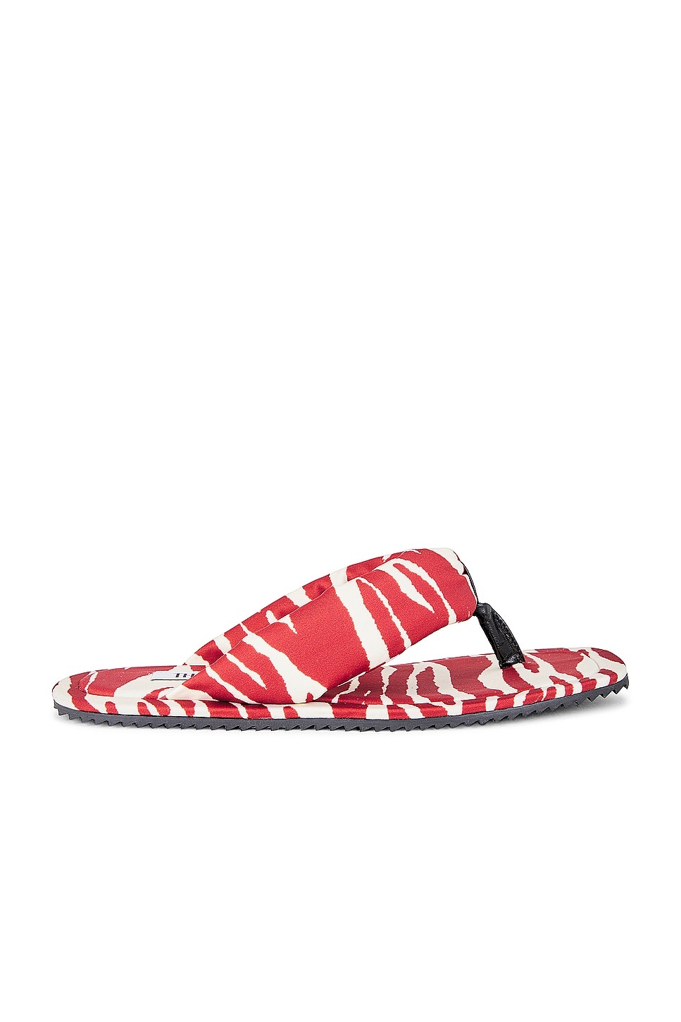 Zebra Printed Indie Flat Thong Sandal - 1