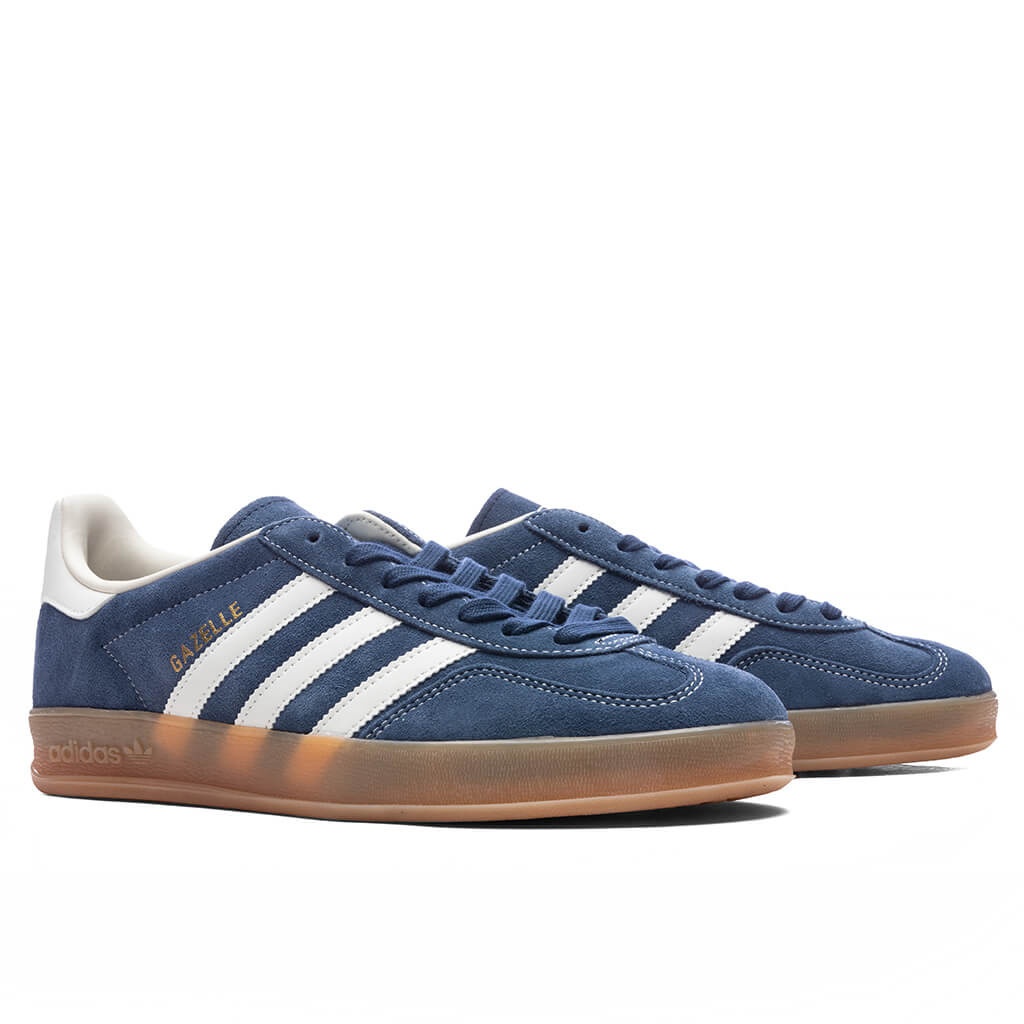 GAZELLE INDOOR - NIGHT INDIGO/OFF WHITE/GOLD METALLIC - 2