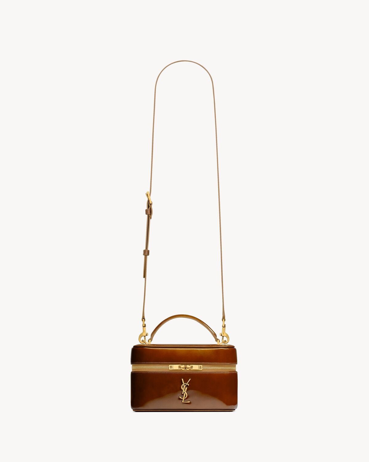 GABY VANITY BAG IN PATENT LEATHER - 1