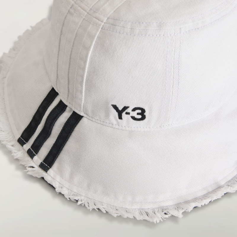 Y-3 STRIPES BUCKET HAT 3