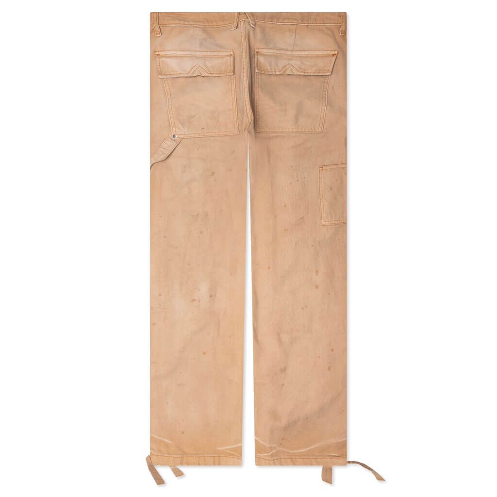 CHEVRON PAINTER PANT - CAMEL - 2