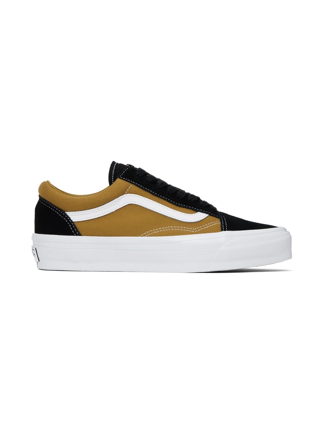 Black & Tan Old Skool Sneakers - 1