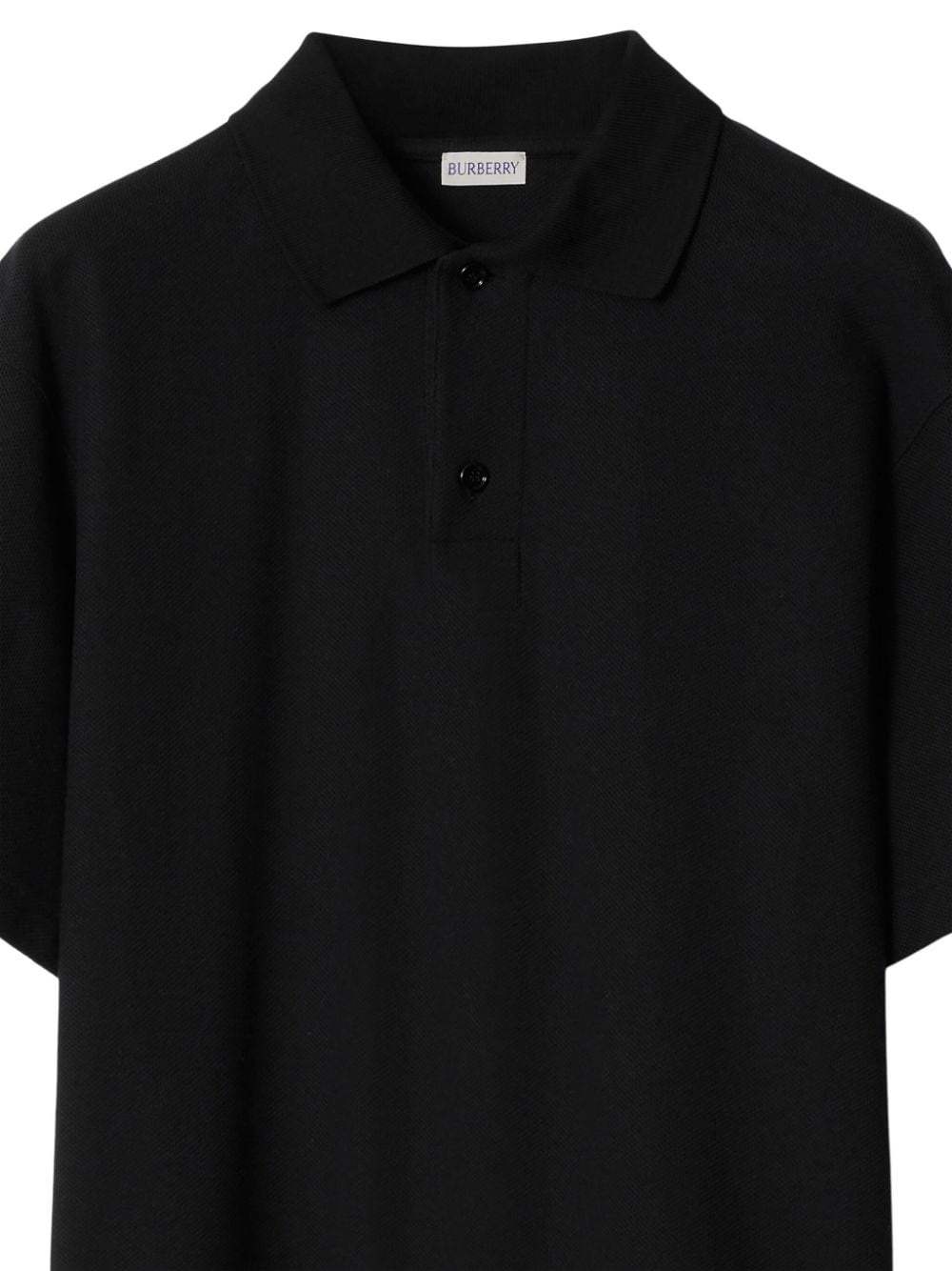 piqué-weave cotton polo shirt - 2