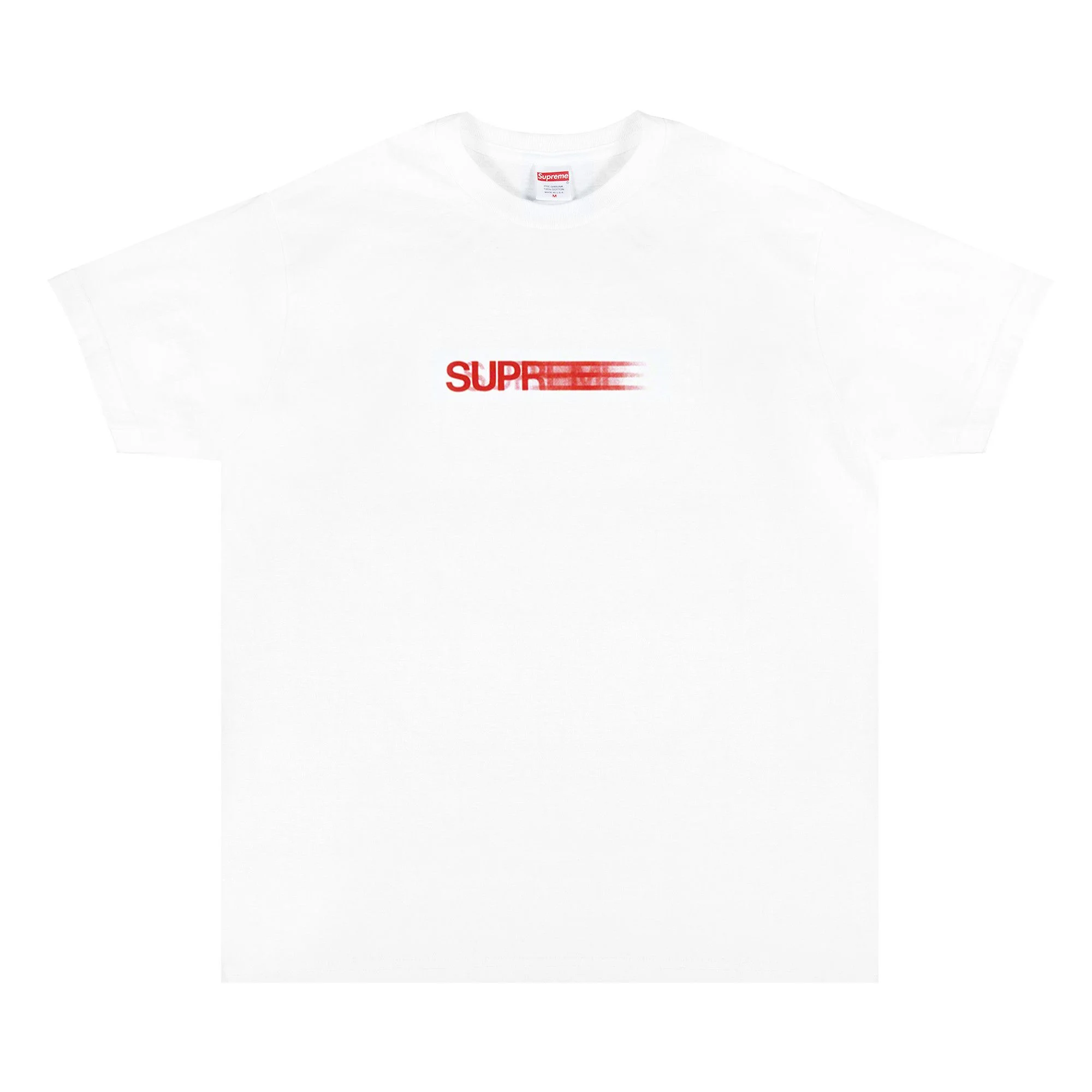Supreme Motion Logo Tee 'White' - 1