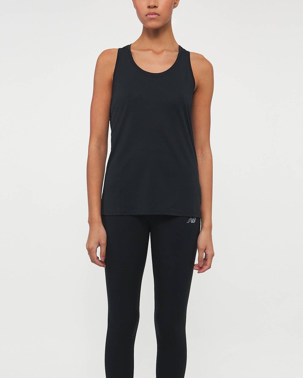 Top Core Run Tank Black - 2