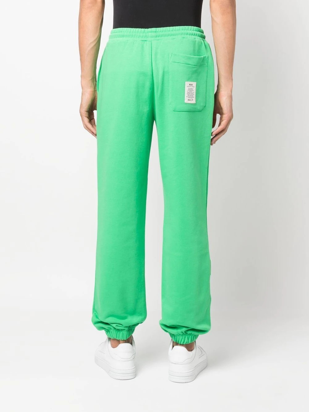 organic cotton track trousers - 4