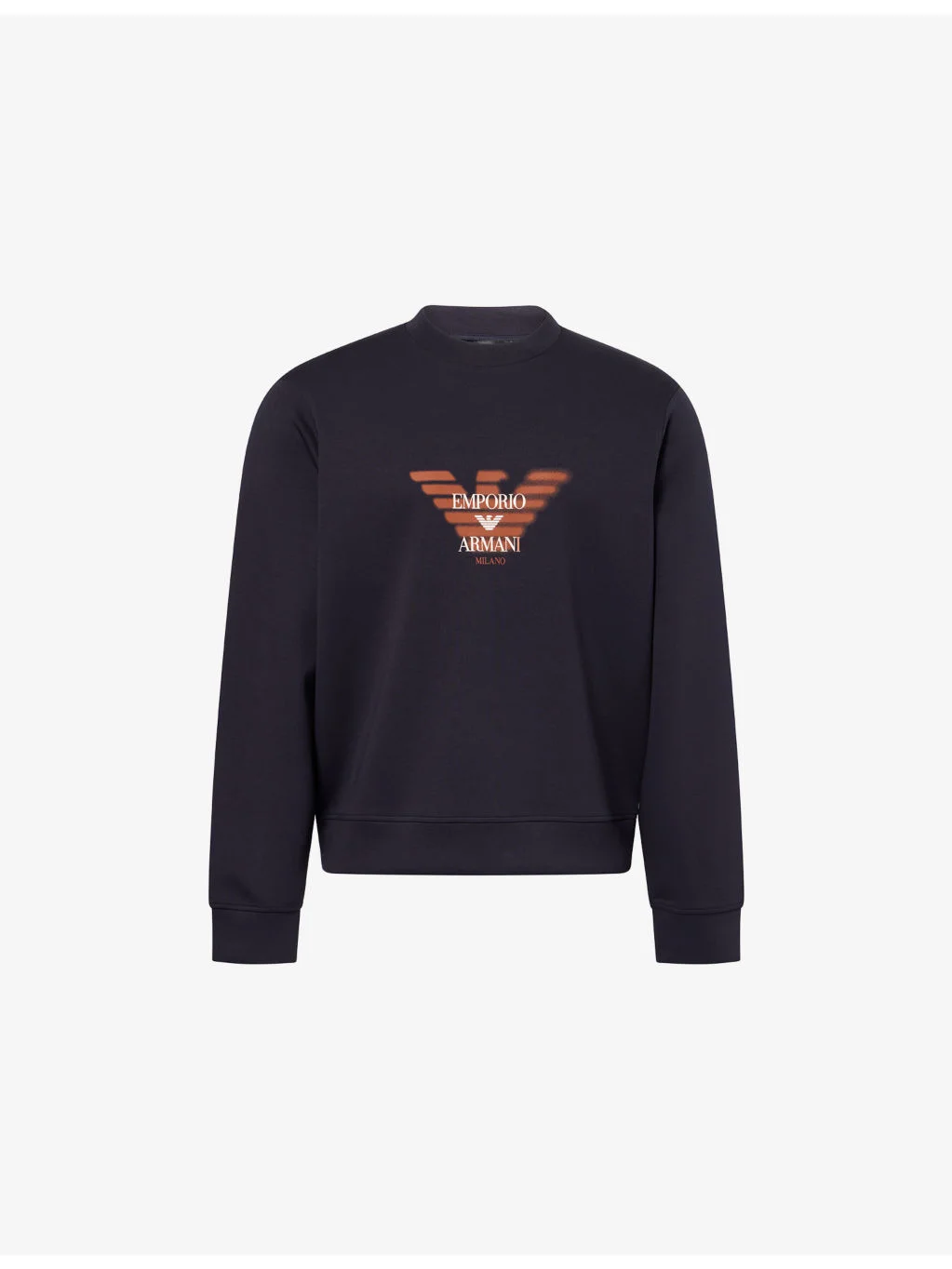 Crewneck Logo-Print Cotton Sweatshirt - 1