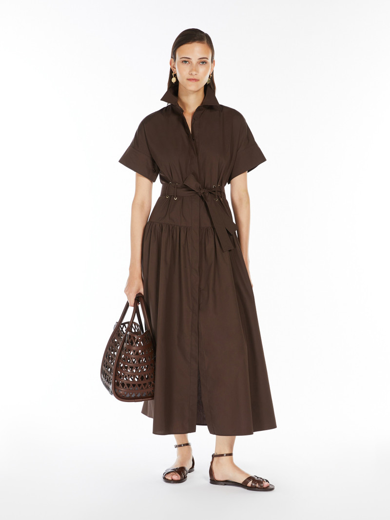 Max Mara AGORAIO Poplin shirt dress outlook