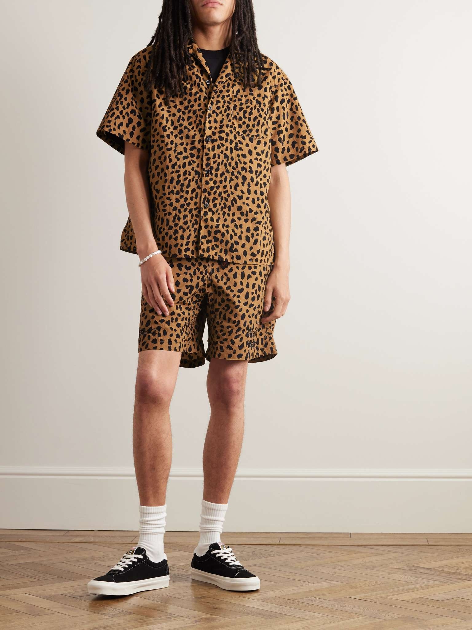 + Gramicci Convertible-Collar Leopard-Print Nylon Shirt - 2