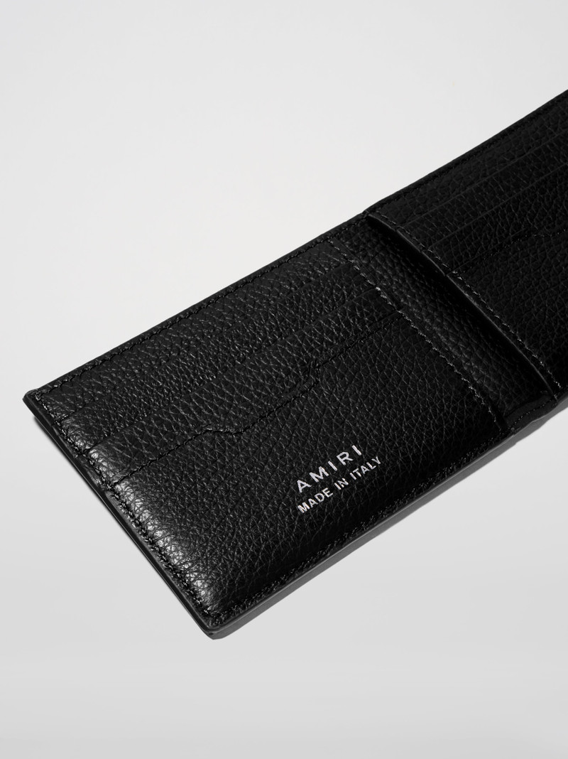 PEBBLED LOGO BIFOLD WALLET 4