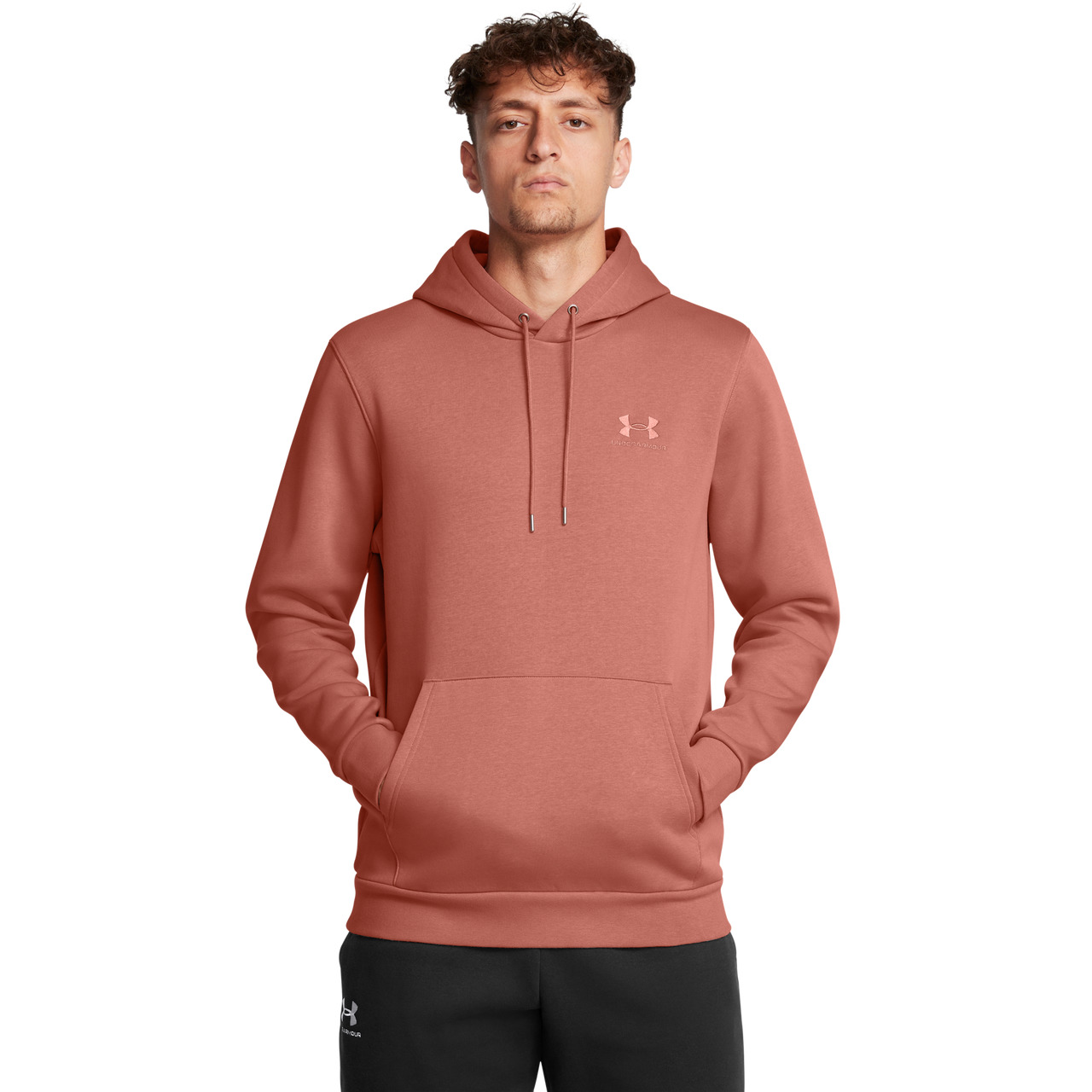 Under Armour Mens Under Armour Essential Fleece Hoodie - 1
