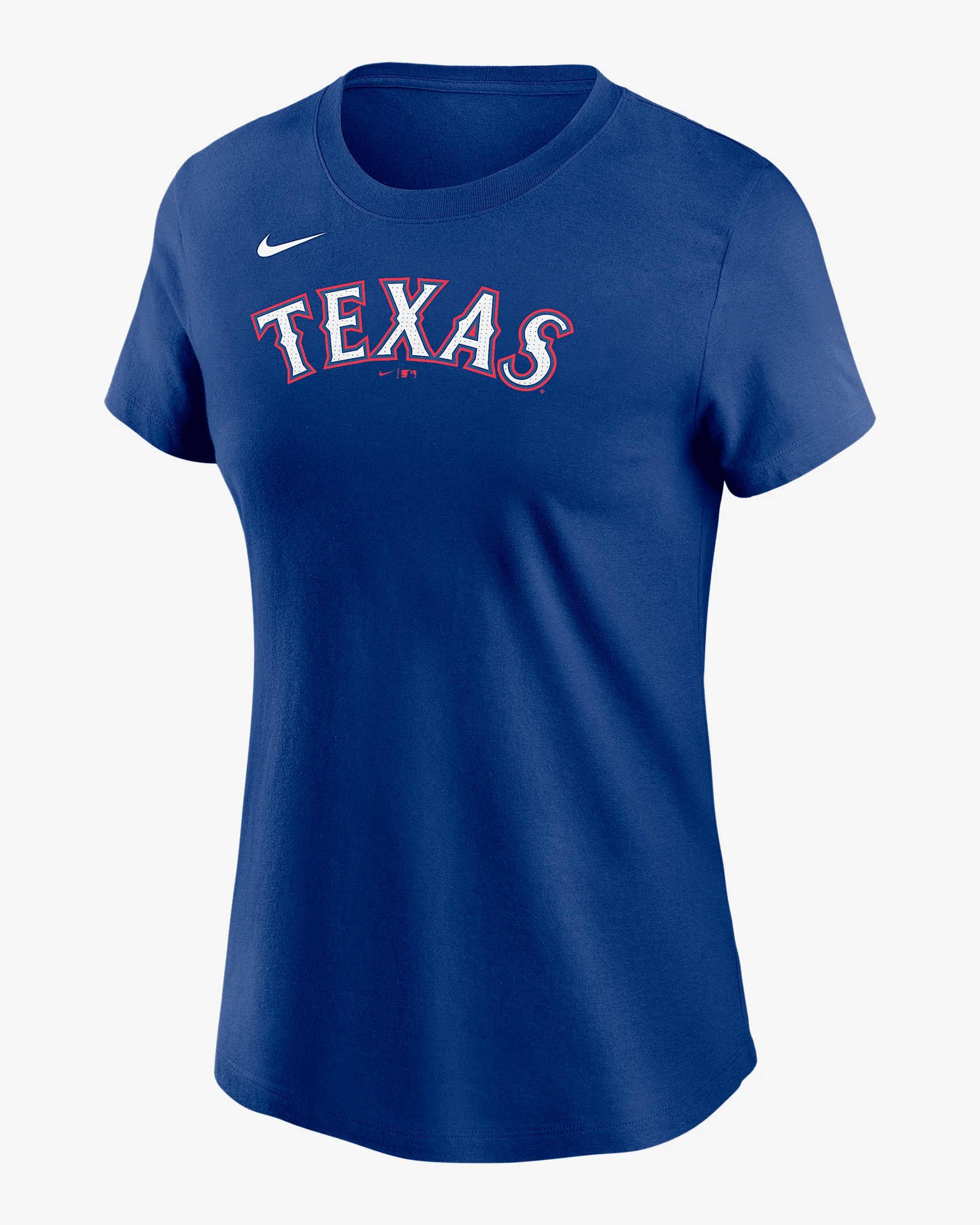 Texas Rangers Wordmark Women's Nike MLB T-Shirt - 1