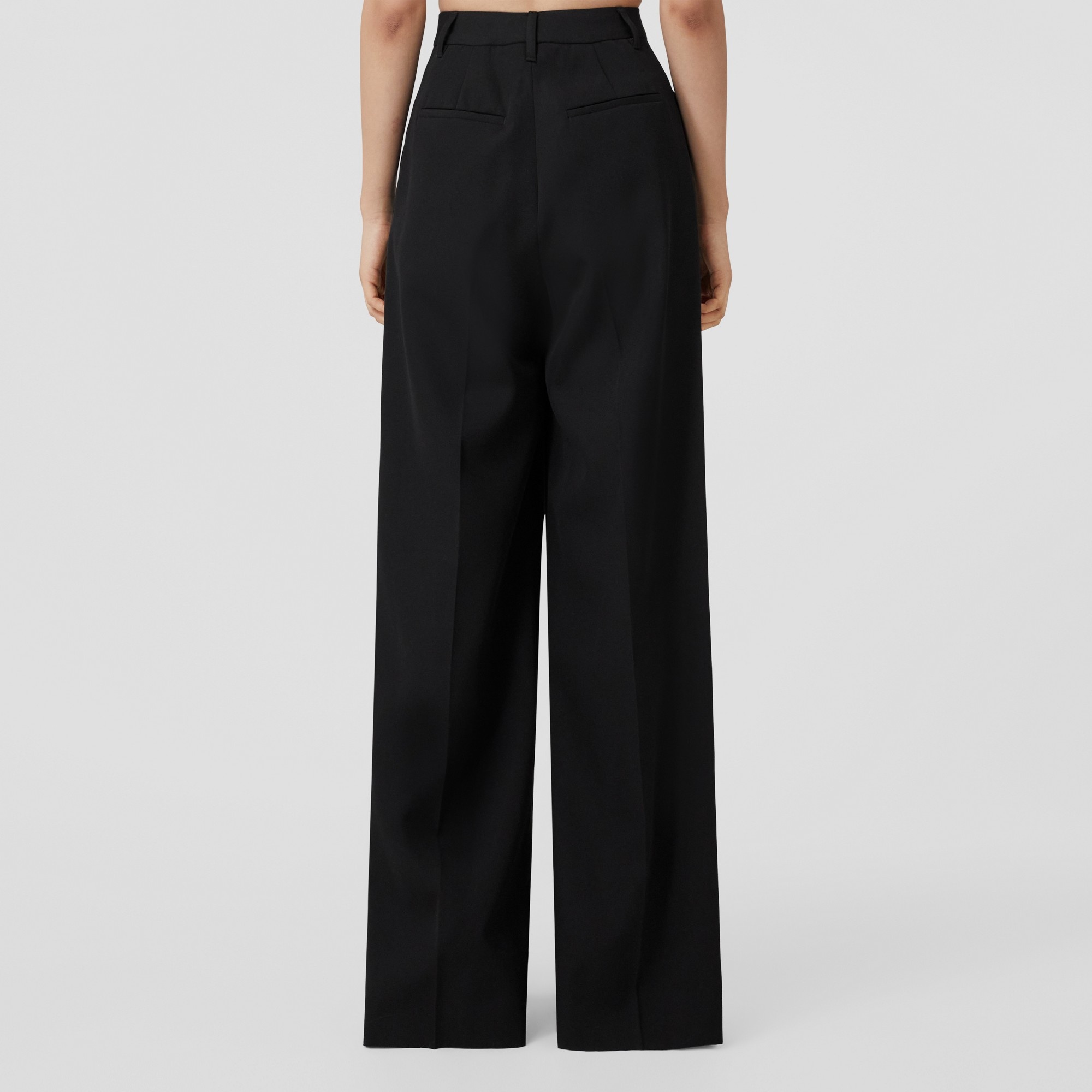 Grain de Poudre Wool Wide-leg Trousers - 3