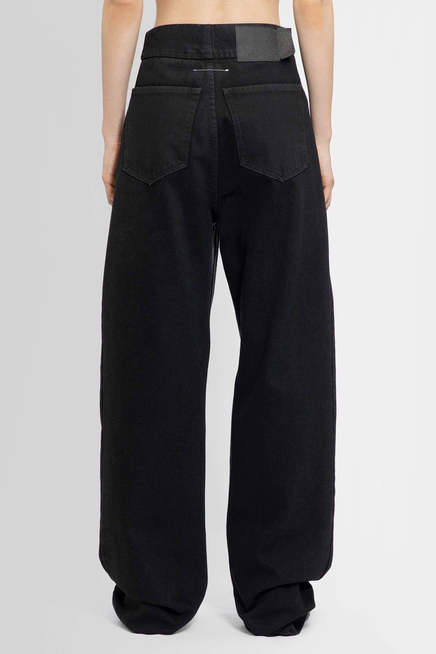 MM6 MAISON MARGIELA WOMAN BLACK JEANS - 4