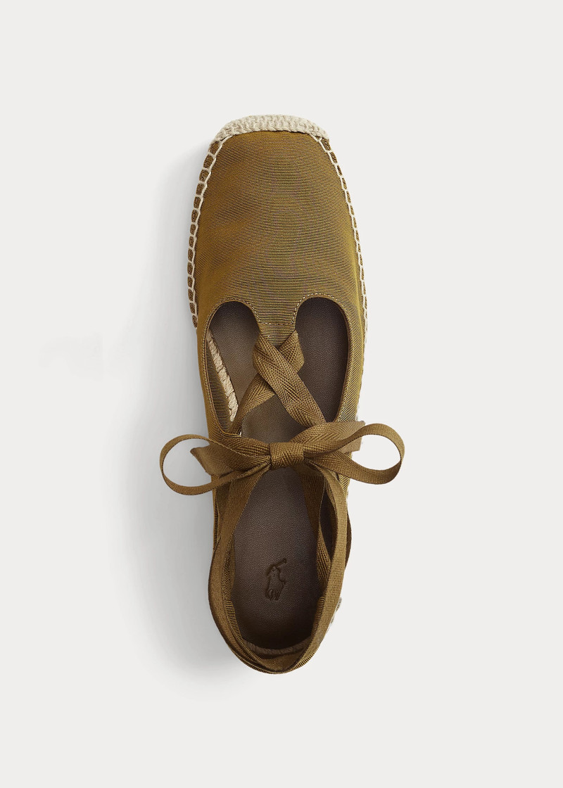 Grosgrain Lace-Up Espadrille 4