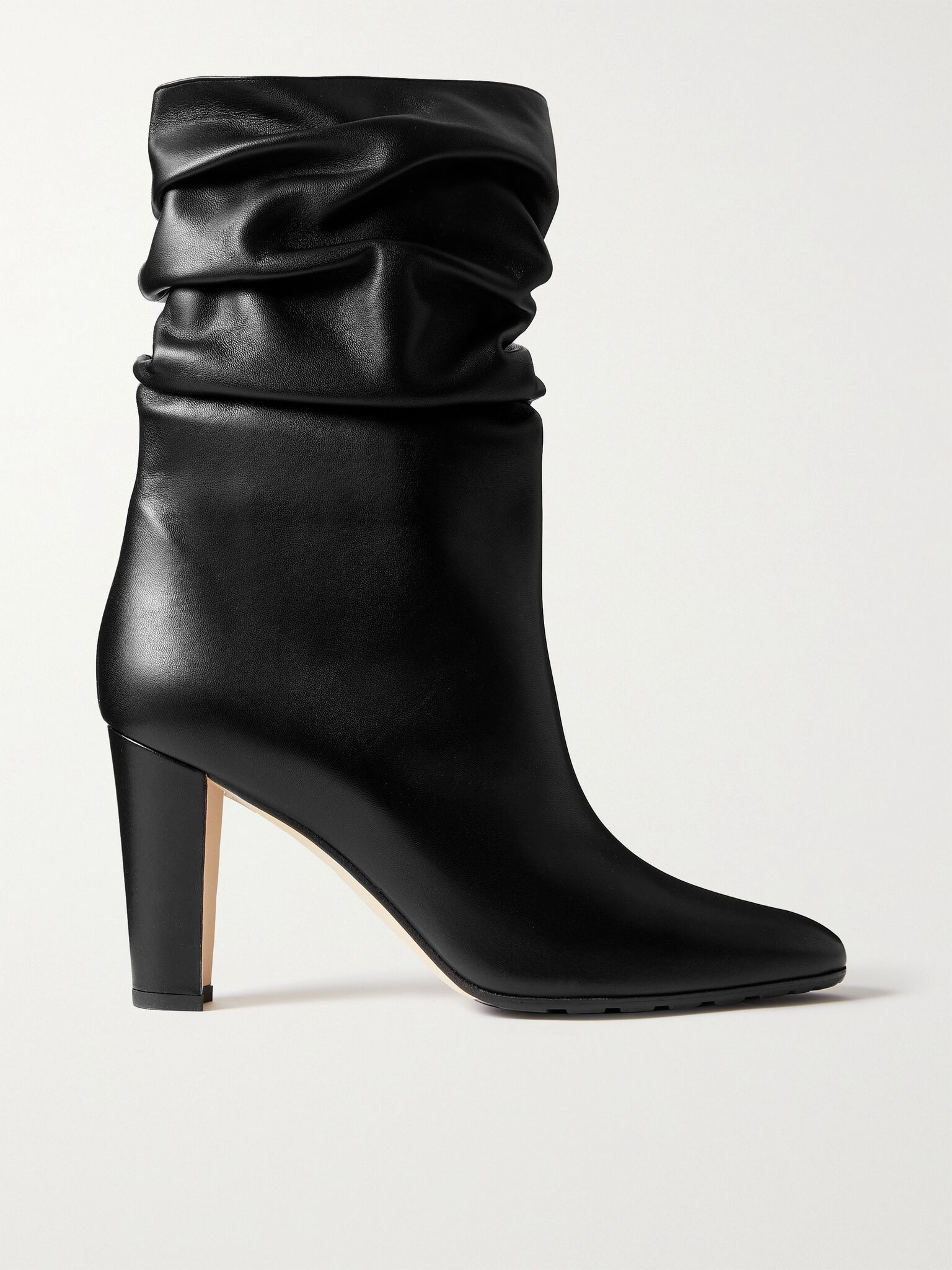 Calasso 90 leather ankle boots Black - 1