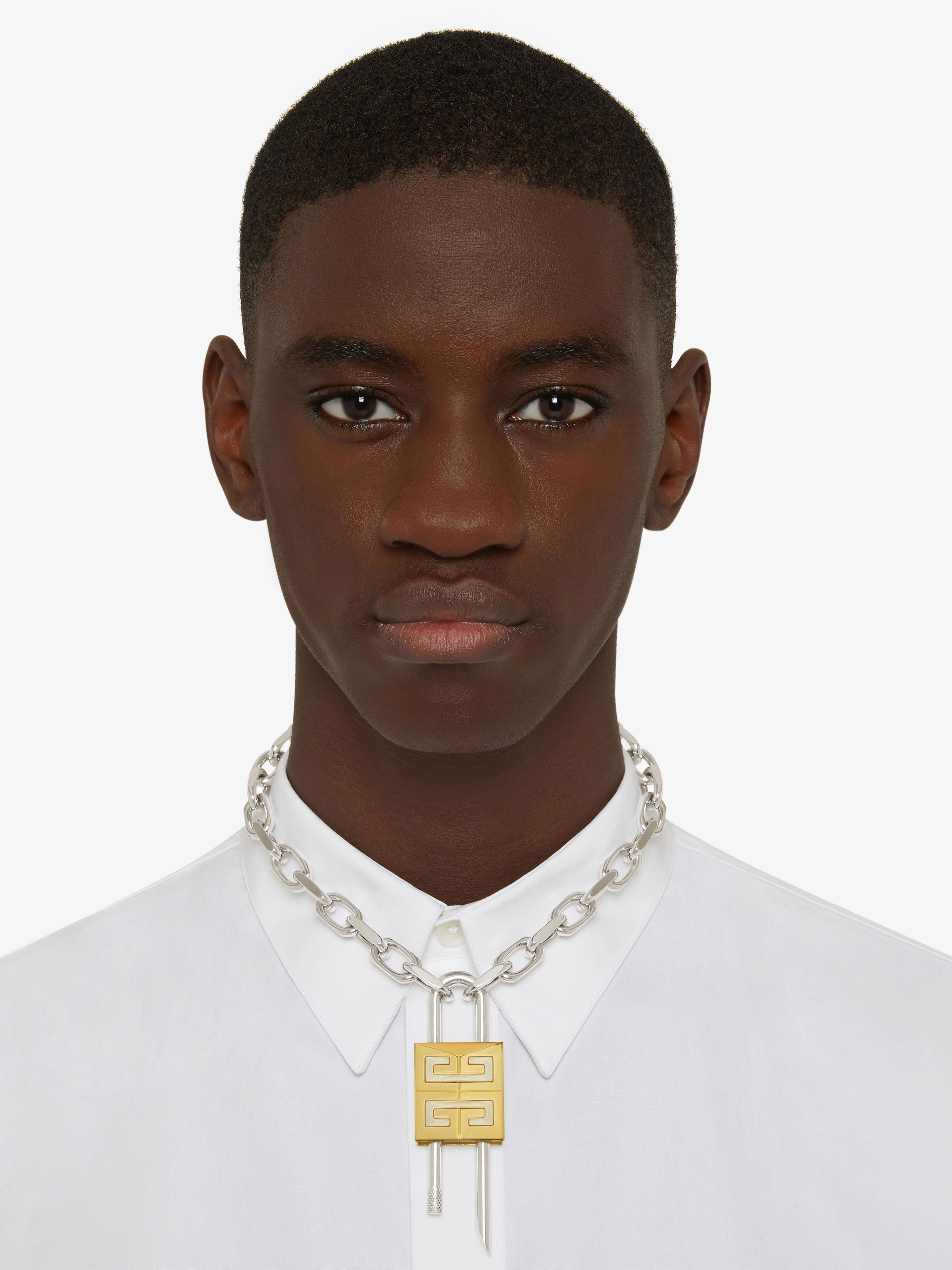 LOCK 4G NECKLACE IN METAL - 4