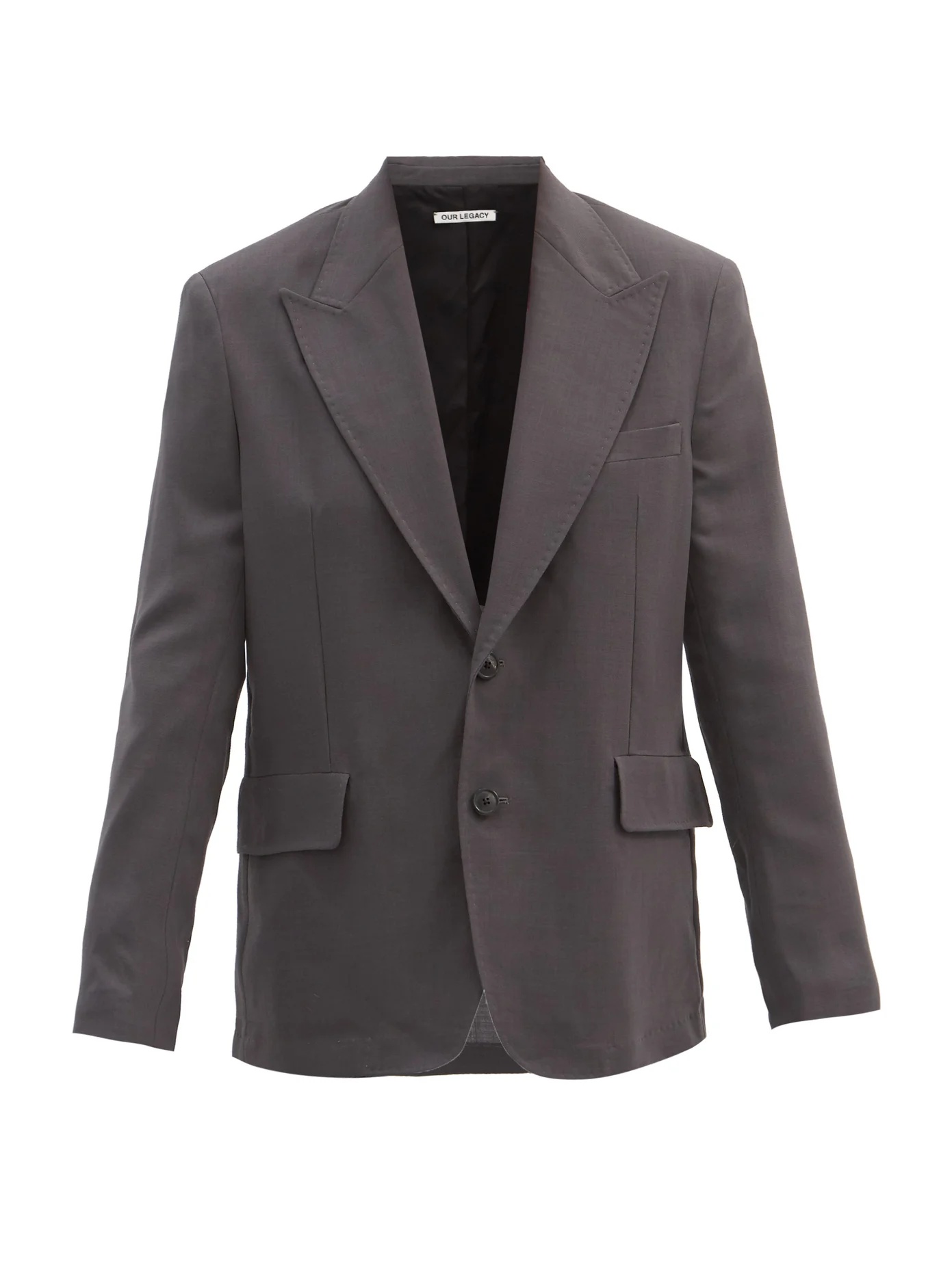 New Bullhead wool-sharkskin blazer - 1