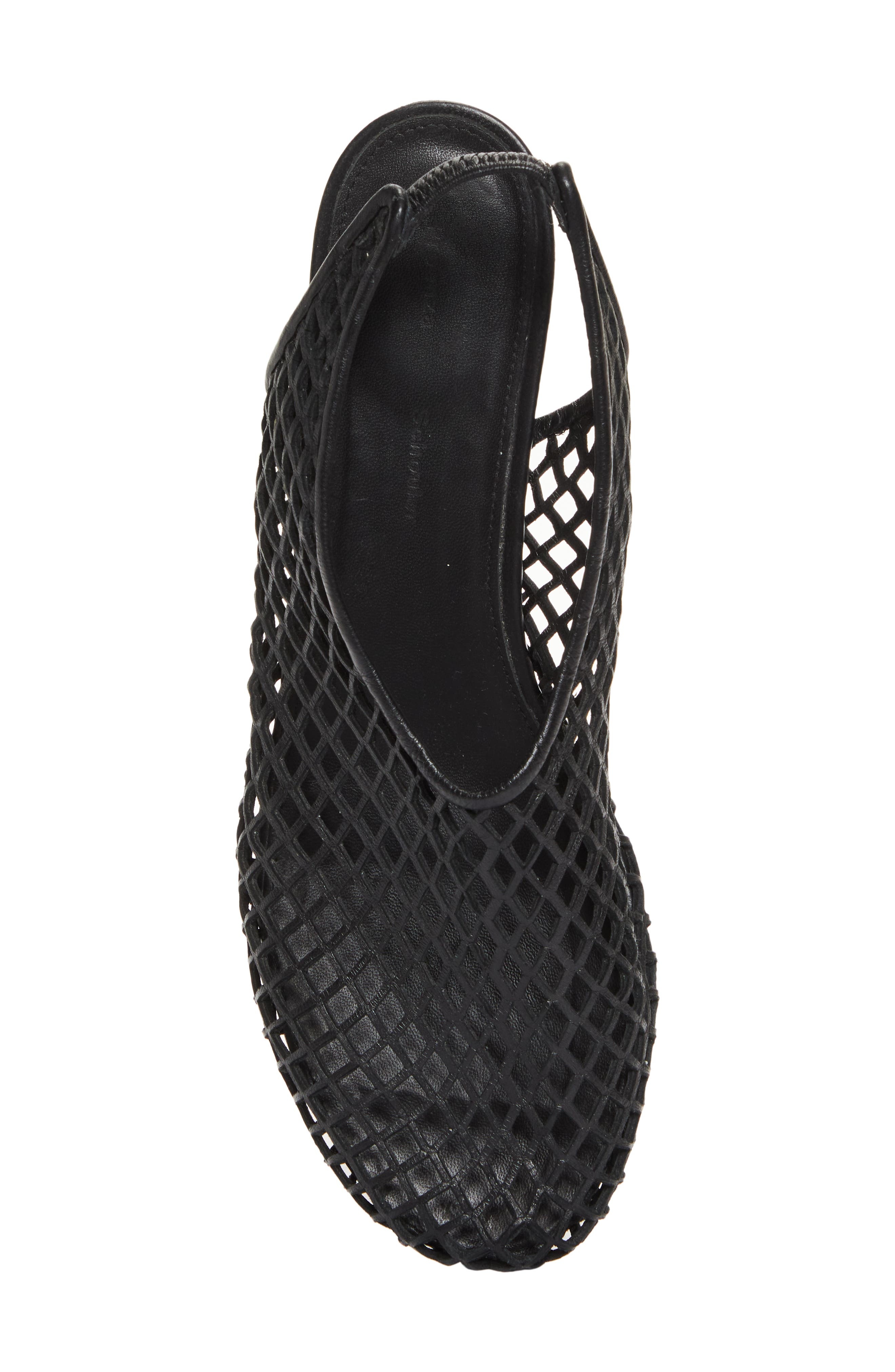 Proenza Schouler Tee Perforated Slingback Pump in 001 Black at Nordstrom - 5