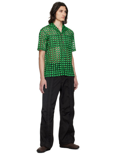Andersson Bell Green & Black Letto Shirt outlook