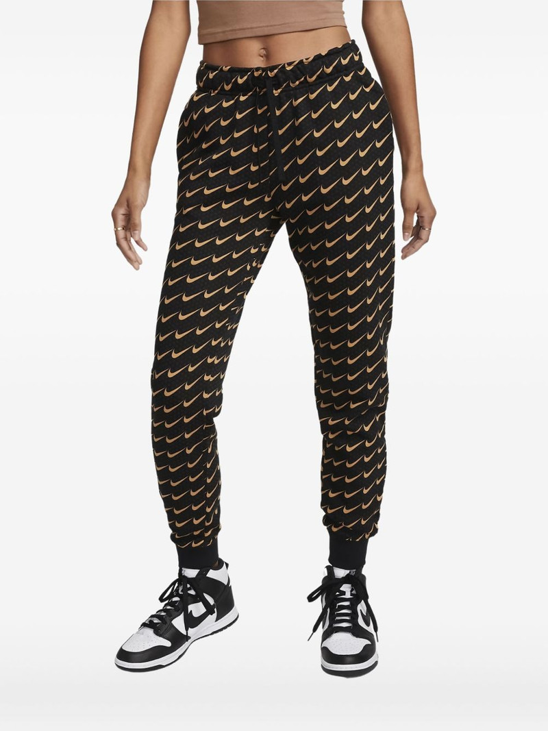 monogram mid-rise track pants 1