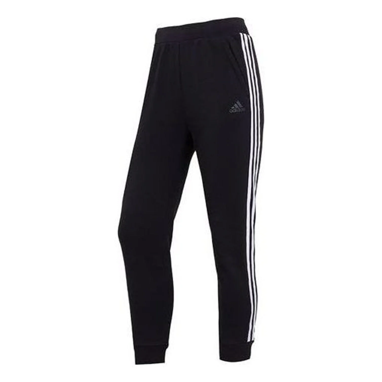 (WMNS) adidas Must Have 3-Stripe Sweatpants 'Black White' HM7056 - 1