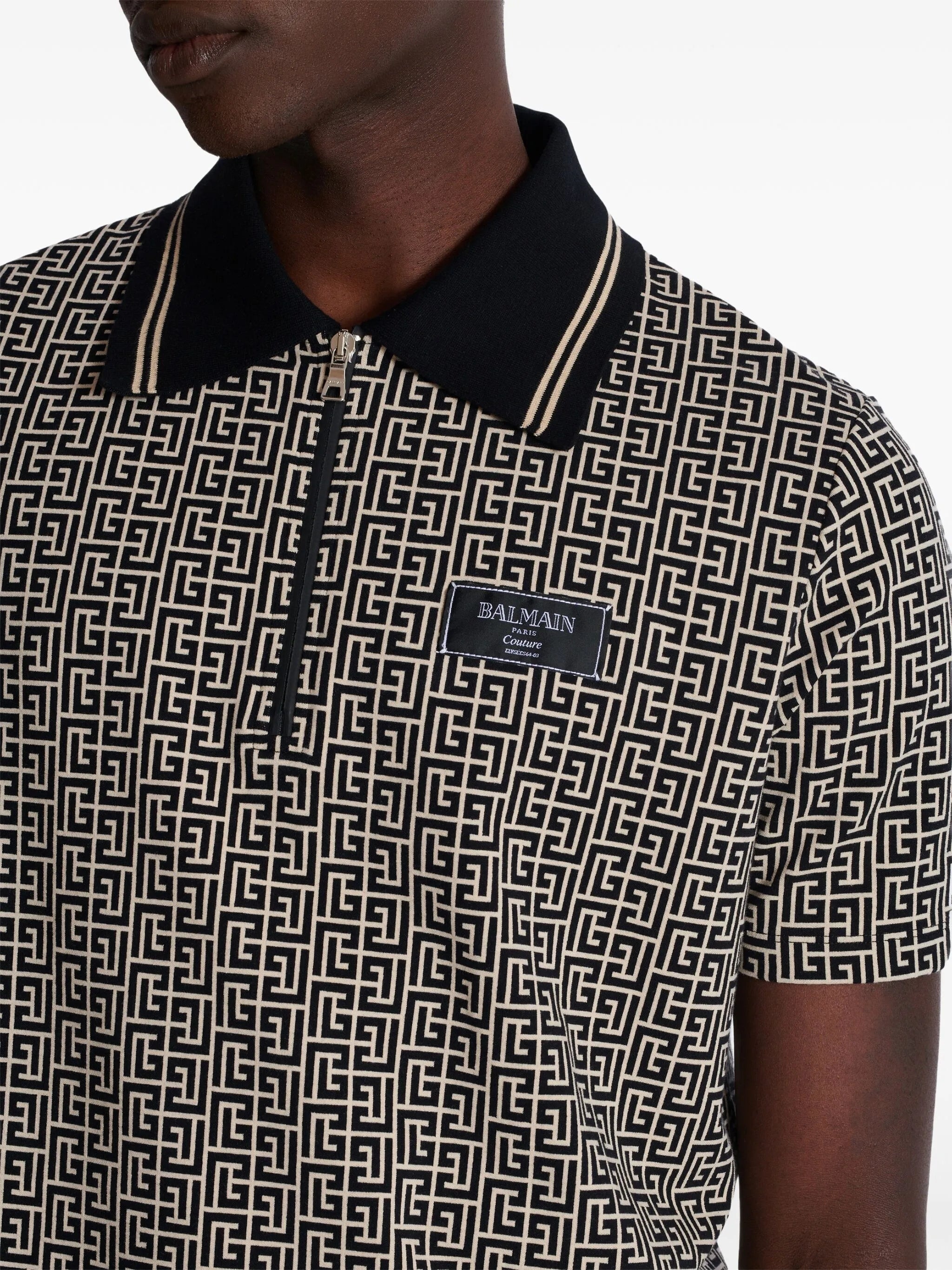 Labyrinth Jacquard Polo Shirt - 6