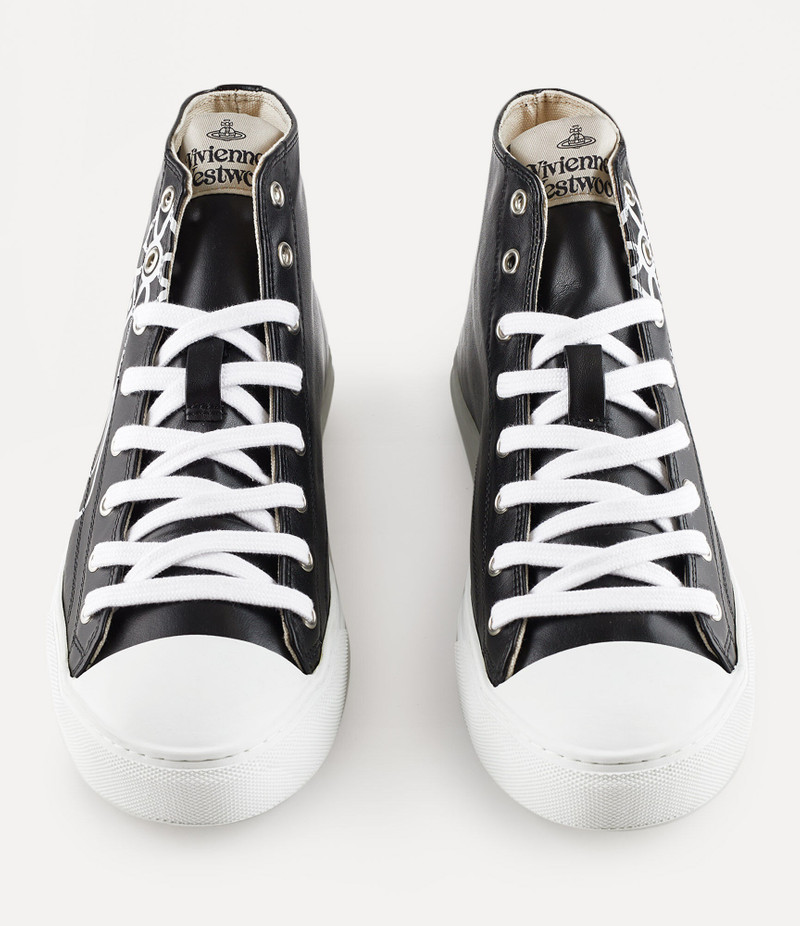 WOMEN'S HIGH TOP PLIMSOLLS 7