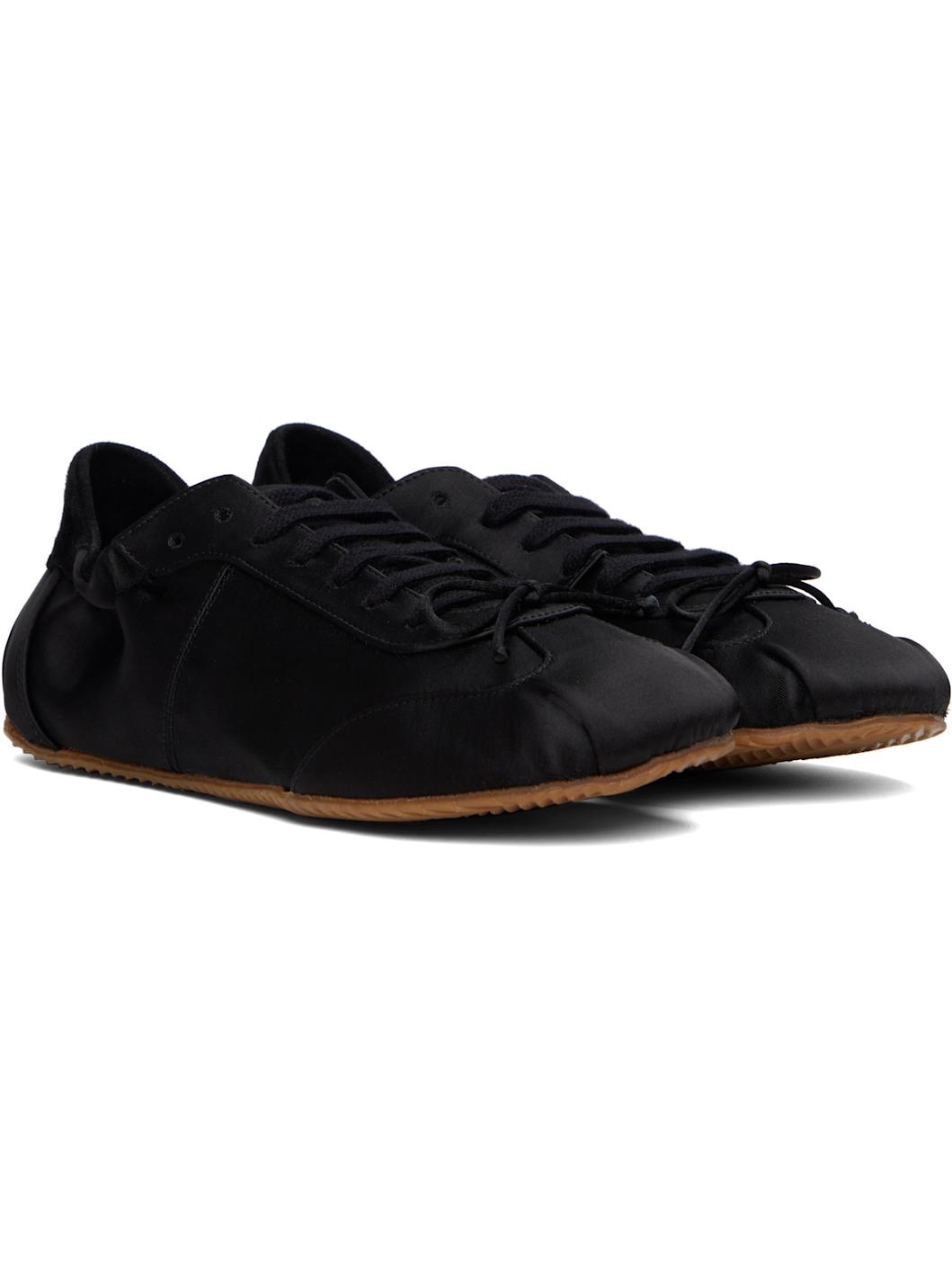 Black Ballerina Sneakers - 4