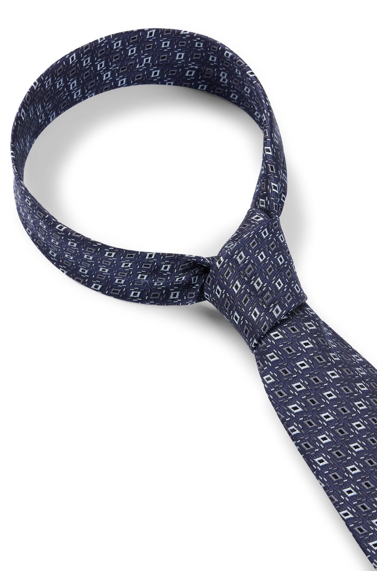 SILK TIE WITH JACQUARD PATTERN - 6