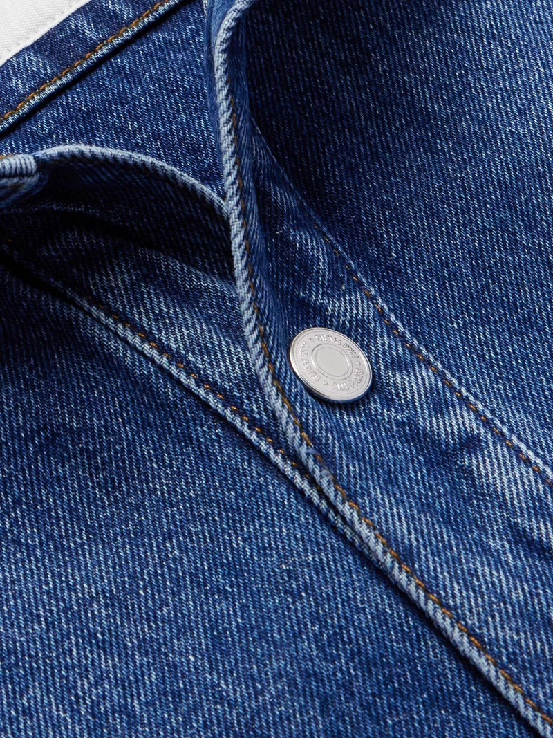Logo-Appliquèd Denim Overshirt 5