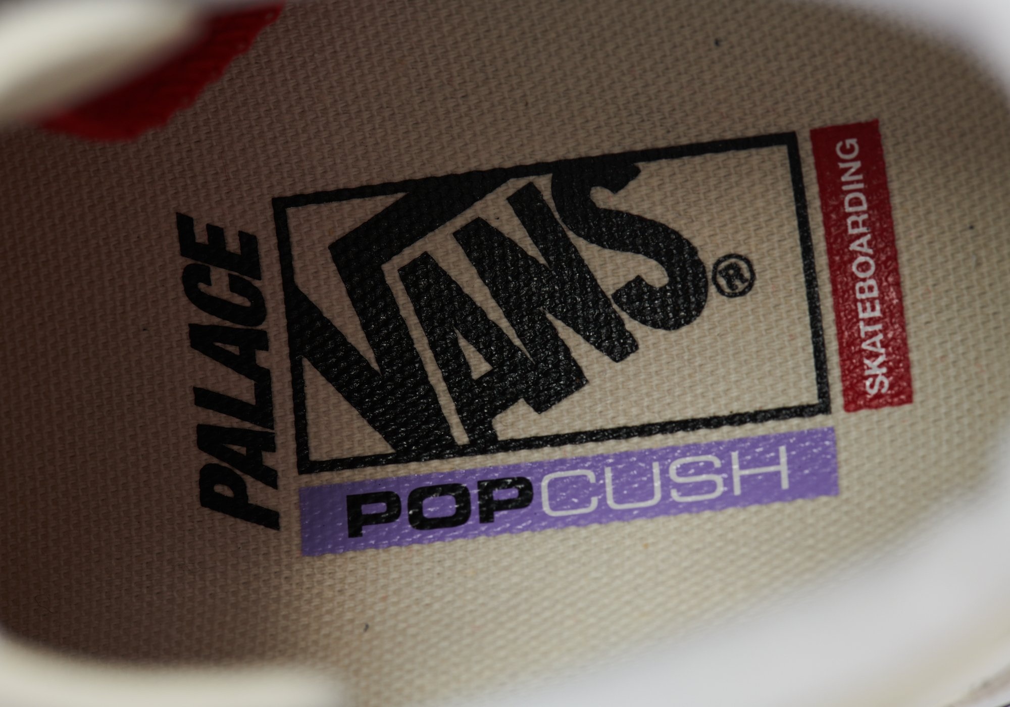 PALACE VANS SKATE SK8-HI MARSHMALLOW / P SHROOM - 10