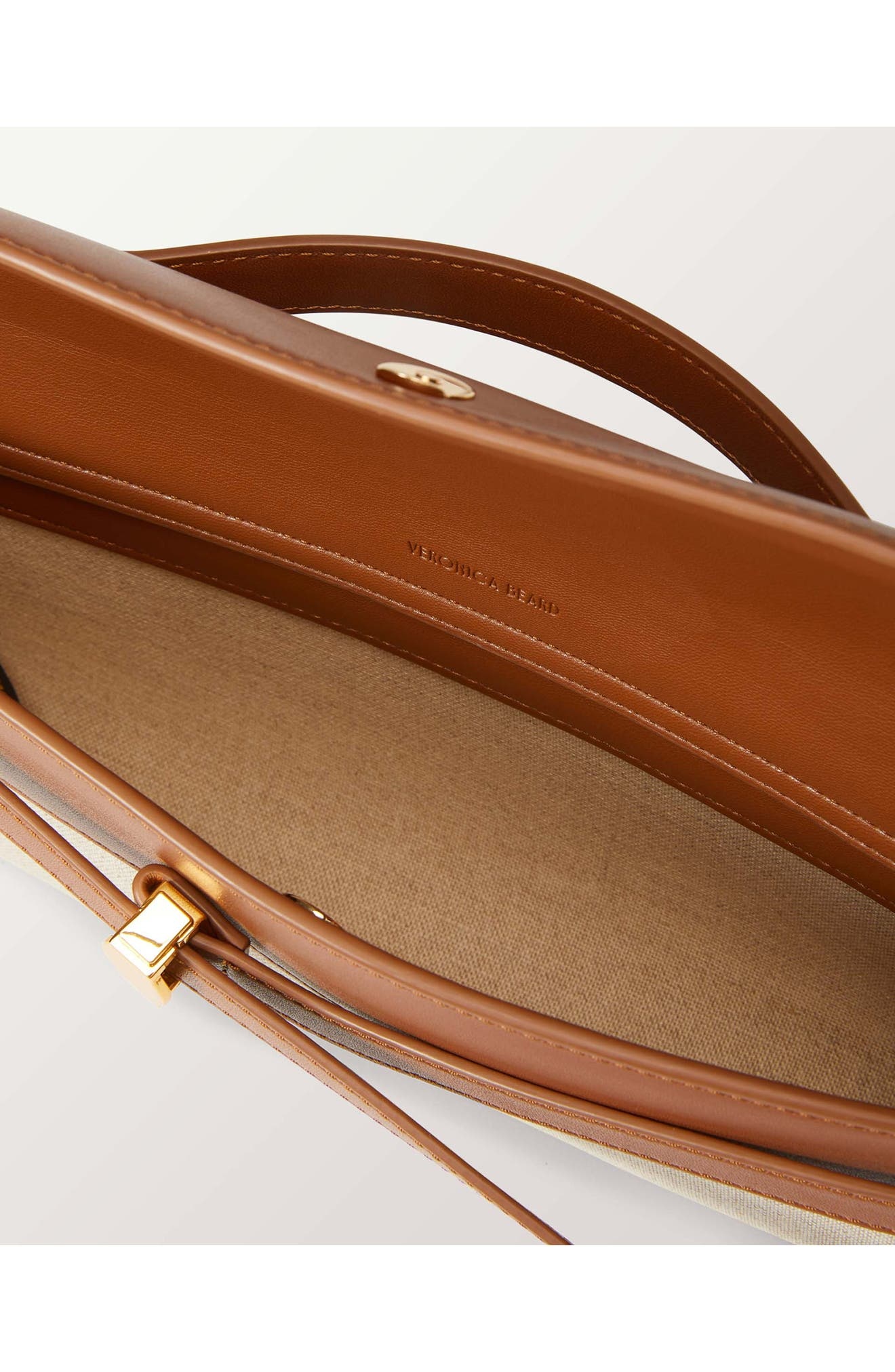 Veronica Beard Dash Clutch in Natural Hazel at Nordstrom - 4